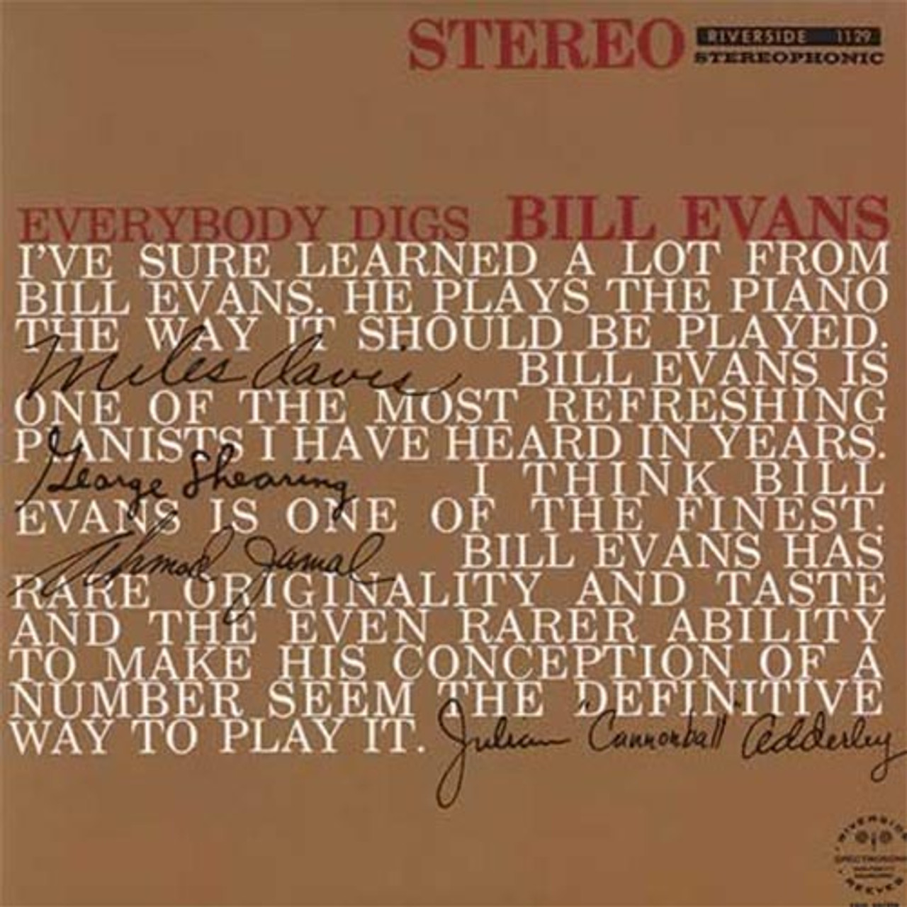 Everybody Digs Bill Evan